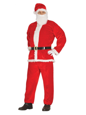 Disfraz de Papa Noel Extra - Disfraces Navideños para Hombres