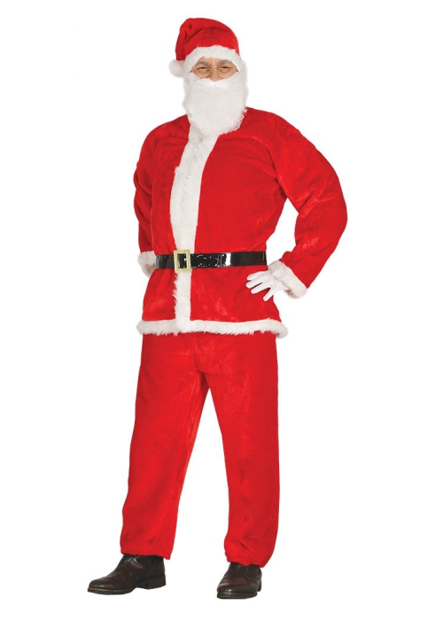 Disfraz de Papa Noel Extra - Disfraces Navideños para Hombres