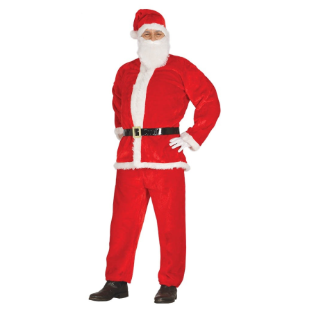 Disfraz de Papa Noel Extra - Disfraces Navideños para Hombres