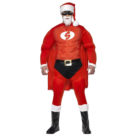 Disfraz de Super Santa - Disfraces Navideños para Hombres