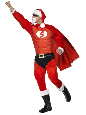 Disfraz de Super Santa - Disfraces Navideños para Hombres