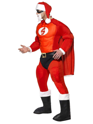 Disfraz de Super Santa - Disfraces Navideños para Hombres