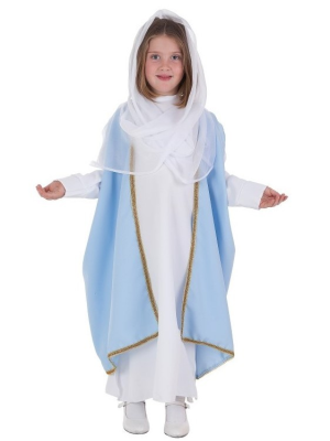 Disfraz de Virgen Niña - Disfraces Navideños para Niñas