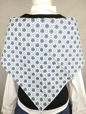Scarf Home Eguzkilore blue light background