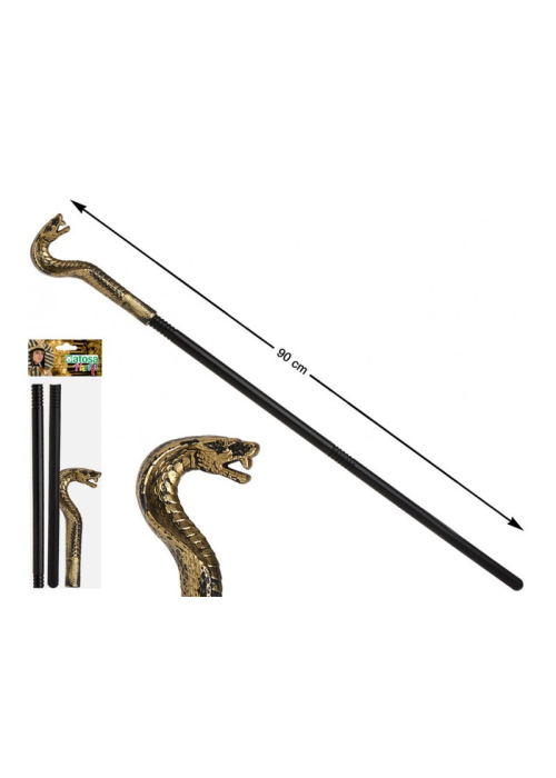 Baston de Serpiente 90cm - Bastones, Cetros y Escobas