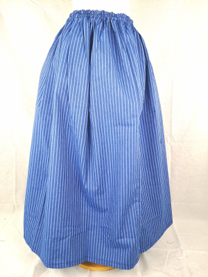 Comprar Falda Casera Rayas Azul - Faldas Regionales, Enaguas y Pololos