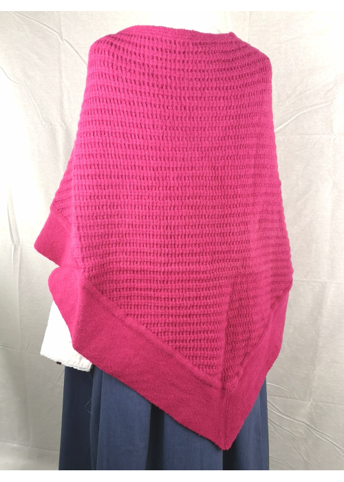 Shawl Pico Manta Fuksia