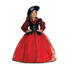 Disfraz de Princesa Corsaria Roja Deluxe - Disfraces de Princesas para Niñas