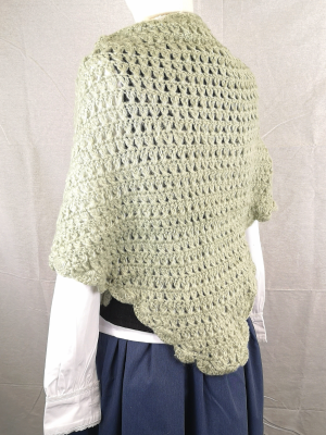 Comprar Toquilla Gris Verdoso punto Abierto - TRAJES REGIONALES