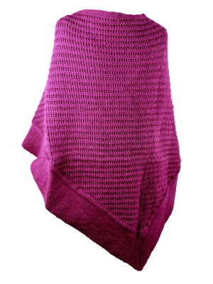 Toquilla Pico Manta Morado Berenjena - Toquillas y Mendigozales