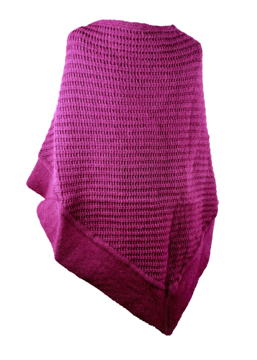 Shawl Pico Manta Beltza