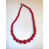 Collar de Sevillana Pequeño Rojo - Pendientes, Collares y Pulseras