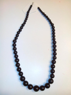 Collar de Sevillana Pequeño Negro - Pendientes, Collares y Pulseras