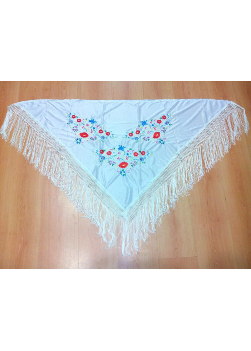 Erosi Manton Brodatutako Zuri bakarrik 6.50€ – mozorro Denda online