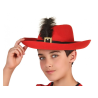 Sombrero Mosquetero Rojo Infantil - Sombreros