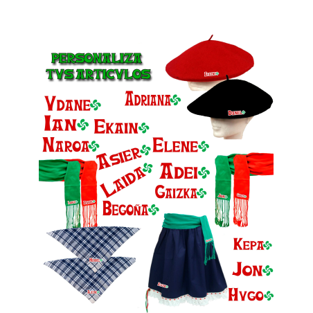 Vinilo Textil Nombres