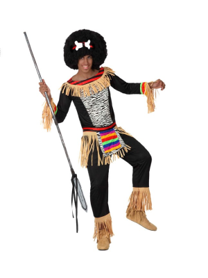 Disfraz de Zulu chico - Disfraces de Africanos para Hombres