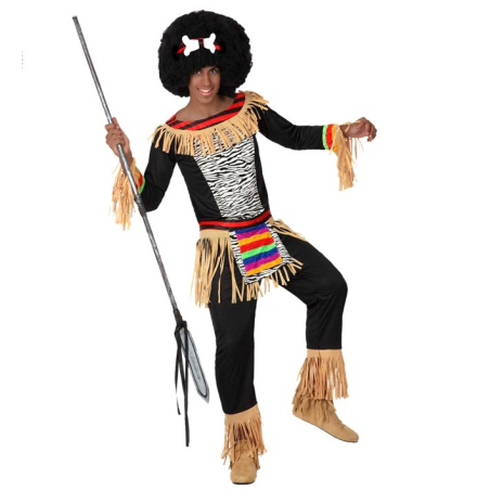 Disfraz de Zulu chico - Disfraces de Africanos para Hombres