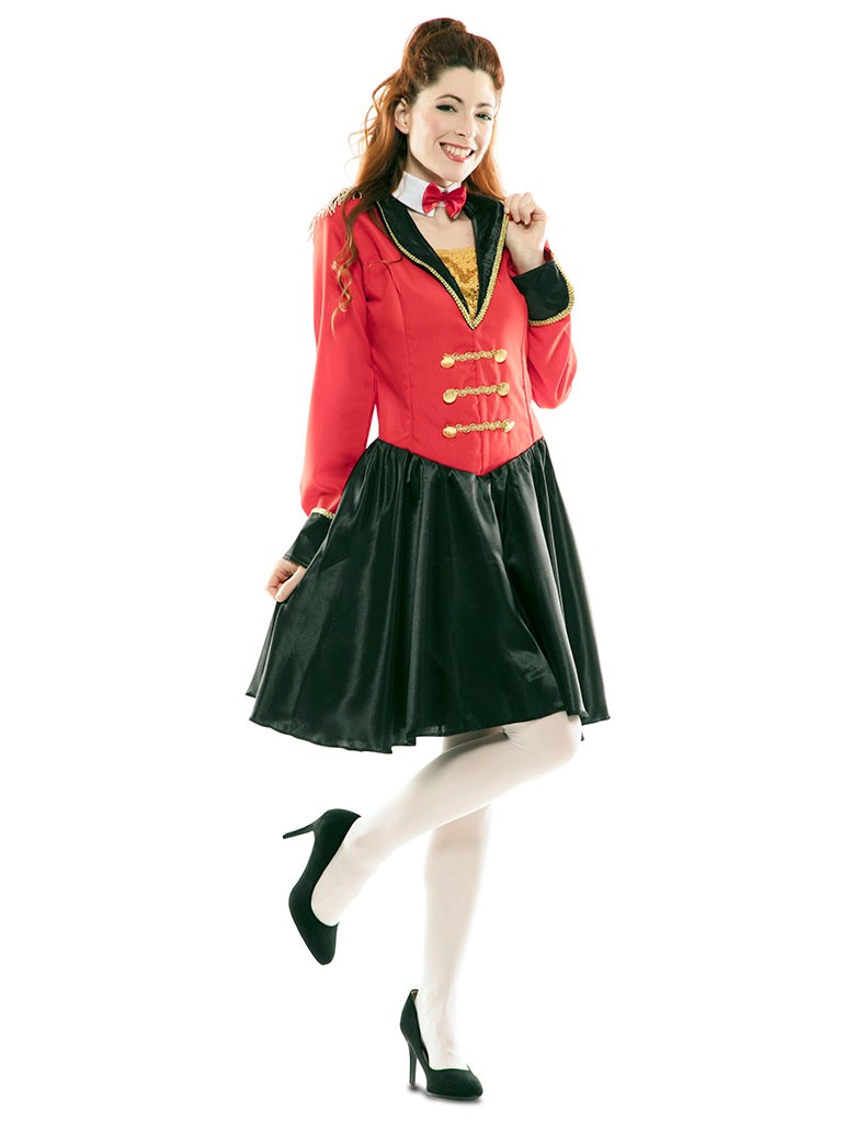 IEFIEL Disfraz Presentador de Circo para Mujer Ringmaster de Lujo Chaqueta de Traje Manga Larga de Terciopelo con Flecos Costume Disfraz de Fiesta Halloween Carnaval S-3XL S Azul marino S