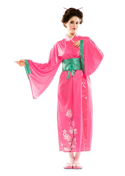 Disfraz de Geisha Rosa - Orientales