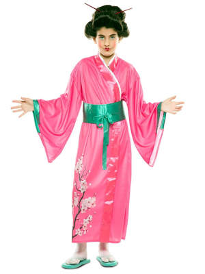 Disz de Geisha Rosa Infantil - Orientales
