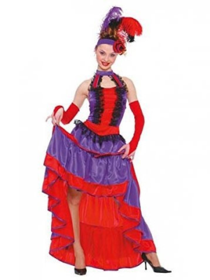 Disfraz de Can Can Morado - Disfraces de Mujer
