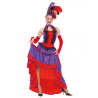 Disfraz de Can Can Morado - Disfraces de Mujer