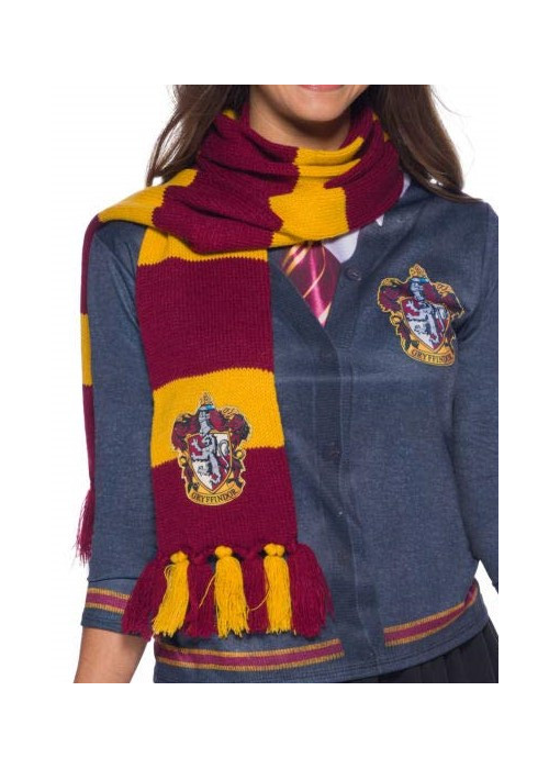 Bufanda Harry Potter Gryffindor Complementos de Disfraces Rubies 9710 Color  UNICO Talla U