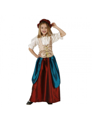 Disfarce de Empregada Medieval Infantil