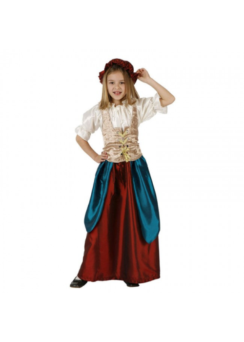 Disfarce de Empregada Medieval Infantil