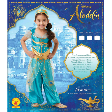 Disfraz de Jasmine Classic Deluxe Infantil - Aladdin