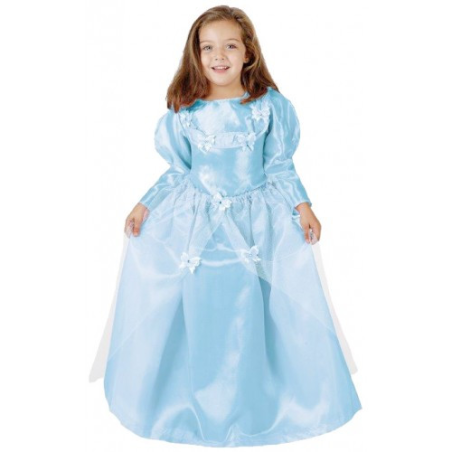 Disfraz de Princesa Azul Infantil - Disfraces de Princesas para Niñas