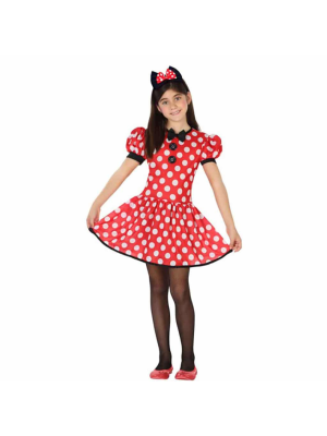 Disfraz de Ratoncita Minie Niña - Disfraces de Raton Animado Infantil