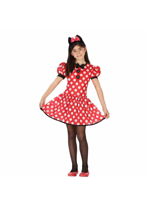 Disfraz de Ratoncita Minie Niña - Disfraces de Raton Animado Infantil