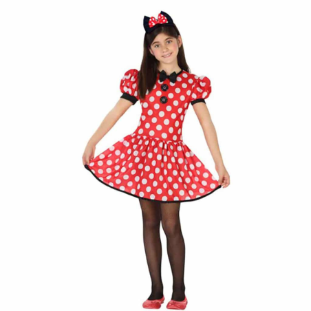 Disfraz de Ratoncita Minie Niña - Disfraces de Raton Animado Infantil