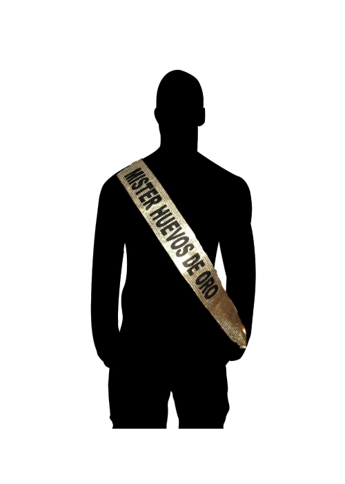 Comprar Banda Mister Ous d'Or per només 5.00€ – vestit de Botiga en línia