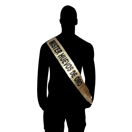Comprar Banda Mister Ous d'Or per només 5.00€ – vestit de Botiga en línia