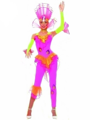 Disfraz de Rumbera Rosa - Disfraces de Mujer