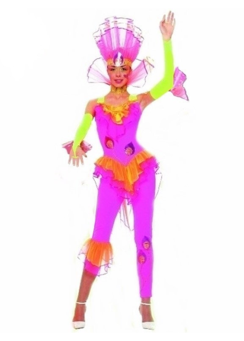 Disfraz de Rumbera Rosa - Disfraces de Mujer