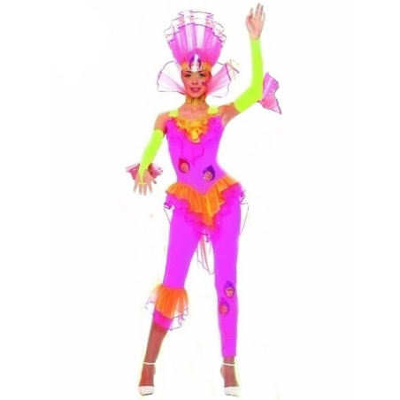 Disfraz de Rumbera Rosa - Disfraces de Mujer
