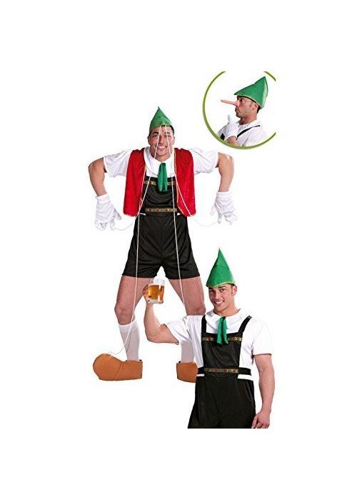 Disfraz de Pinocho Marioneta - Disfraces de Oktoberfest para Hombres