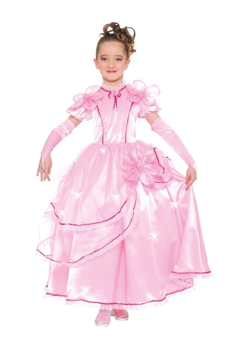 Disfraz de Princesa Rosa Flor Infantil - Disfraces para Niña