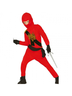 Vestit De Ninja Vermell Nen