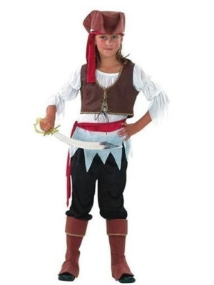 Disfraz de Piratesa Infantil - Disfraces para Niña