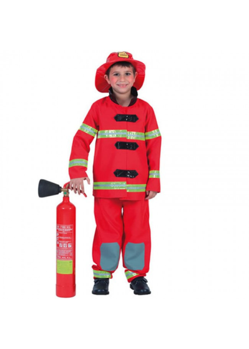 Comprar online Disfraz de Bombero Rojo para hombre