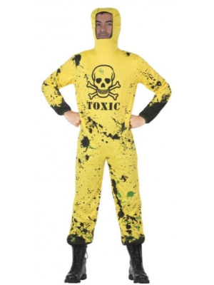 Disfraz de Buzo Amarillo Toxic - Disfraces de Oficios para Hombre