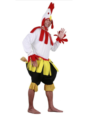 Disfraz de Gallina blanca - Disfraces de Animales Adultos