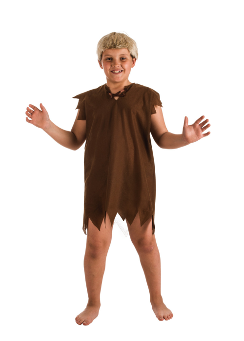 Disfraz de Cavernicola Marron - Disfraces de Picapiedra, Cavernicola para Niño