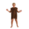 Disfraz de Cavernicola Marron - Disfraces de Picapiedra, Cavernicola para Niño