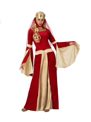 Disfraz de Dama Roja - Disfraces Medievales para Mujer
